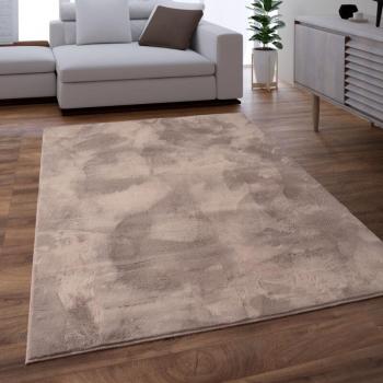 Alfombra de Salón Lavable de Piel Sintética Suave Pelo Largo Beige Taupe 240x340 cm