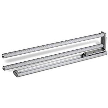Toallero de aluminio TED 2 brazos EV1 anodizado