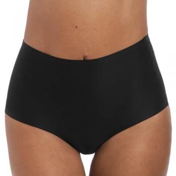 Fantasie Smoothease Invisible Stretch High-Waisted Brief - Black Nylon - One Size