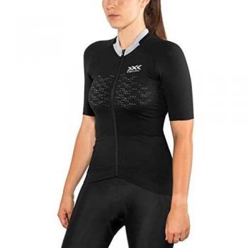 X-Bionic Maillot M/C The Trick G2 Bike Zip Mujer Negro