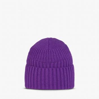 Gorro de Lana Morado Unisex con Diseño Buff