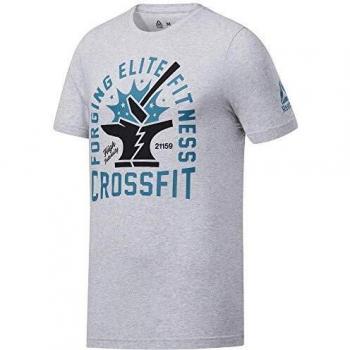 Reebok CF Anvil Graphic tee Camiseta de Manga Corta, Hombre, Gris