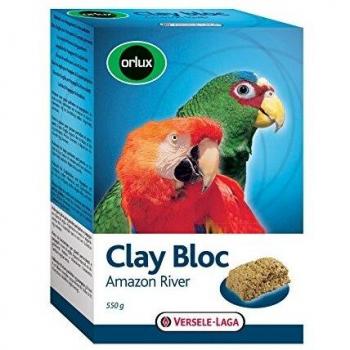 Versele Laga Bloc d'argile a picorer Clay Bloc Amazon River Orlux pour oiseaux