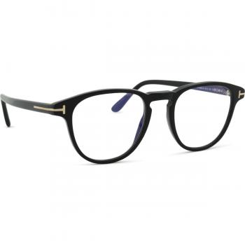 Tom Ford FT5899-B 001 Unisex Black Optical Glasses Frame - Size 48 MM
