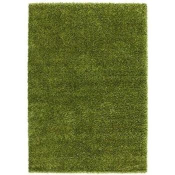 Alfombra Moderna Shaggy Samba verde varios tamaños Sale 50%, verde, 120 cm_x_170 cm