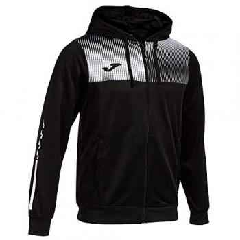 Chaqueta con capucha hombre Joma ECO Supernova negro blanco
