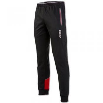 Joma - Pantalon largo elite v negro-rojo para hombre