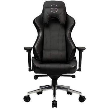 Cooler Master Silla de oficina ergonómica de respaldo alto Caliber X1 con altura de asiento y reposabrazos, reclinable, cojines con reposacabezas y soporte lumbar
