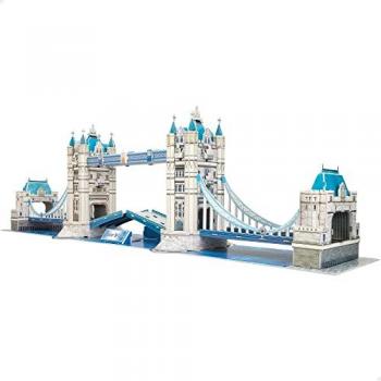 Puzzle 3D Tower Bridge - Maqueta para construir, incluye 120 piezas, diseñado para adultos y niños, ideal para diversión en familia