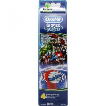 Recambios Oral-B Stages Power Los Vengadores 4 unidades