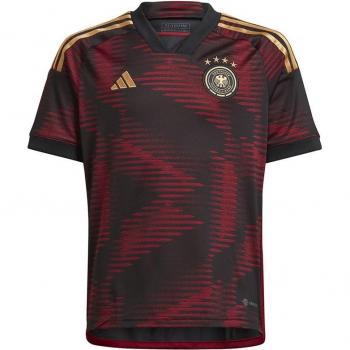 adidas 2022-2023 Germany Away Shirt (Kids) - Black - Size: 9/10 Years - 28-30 - 76cm