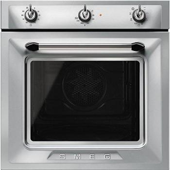 Horno Eléctrico Multifunción Smeg SF6905X1, 70L, 3000W, Acero Inoxidable con Sistema Vapor Clean y Paredes Antiadherentes