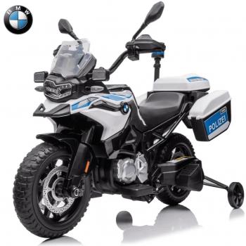 Motocicleta eléctrica para niños BMW F850 GS Police 12V Azul 112 x 62 x 76 cm