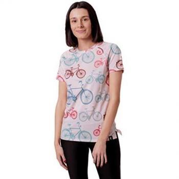 Hoopoe camiseta running mujer manga corta gimnasio bike talla m