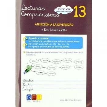 Lecturas comprensivas 13 - MARTINEZ ROMERO, JOSE