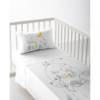 Juego de Sábana Cuna/Maxicuna Infantil Bebé 100% Algodón Lets Dream Cool Kids Fabricado en España - Juego de sábanas de 2 piezas