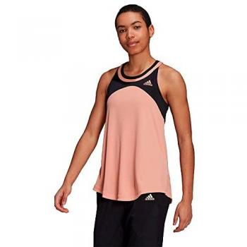 Adidas Club Camiseta De Tirantes Mujeres Albaricoque - XS, Negro, Amblus, Top sin Mangas