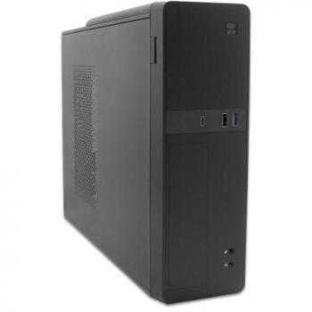 CoolBox T310 Slim Convertible Mini Tower MATX con USB-C, USB 3.0 Frontales y Fuente de Alimentación 300W 80 Plus Bronce