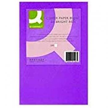 Q-Connect - Papel Color Din A4 80Gr Lila Paquete De 500 Hojas
