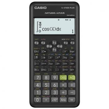 Calculadora Científica Casio FX-570ESPLUS-2 de Sobremesa Negra