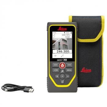 Leica DISTO X6 Laser Distance Meter with Camera - 250m Range
