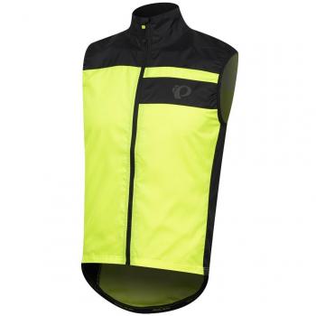 Pearl Izumi Elite Escape Barr Vest Chaleco Térmico, Hombre, Amarillo/Negro, l