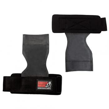 Gorilla Wear Universal Lifting Grips - Black/Red