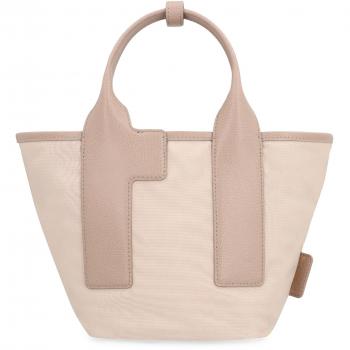 Furla Women's Piuma S Tote Bag in Pink | WB01270BX3050 Color 3178S, Furla Handbags, female, Beige, Size: ONE SIZE Stylish Bags Collection, Furla Beige Nylon Tote Bag with Leather