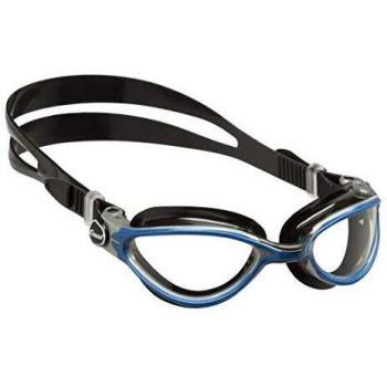 Gafas de natación Cressi Sub Thunder Dark Plata-Azul, con lentes oscuros para reducción del deslumbramiento, diseño ergonómico para ajuste cómodo, correa ajustable y sellos de silicona que ofrecen un excelente
