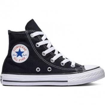 Converse Chuck Taylor All Star High Top Kids' Casual Shoes - Black Canvas
