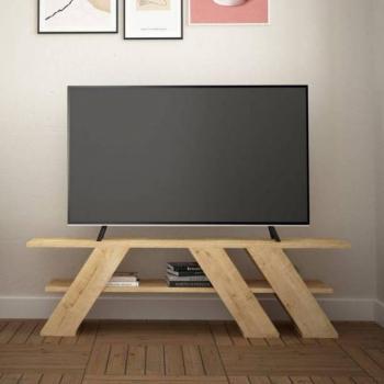 Mueble TV Balance Salón Comedor Roble Safir 140x40x34CM