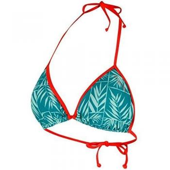 Regatta Aceana String Traje de baño, Mujer, Verde a Rayas, 10