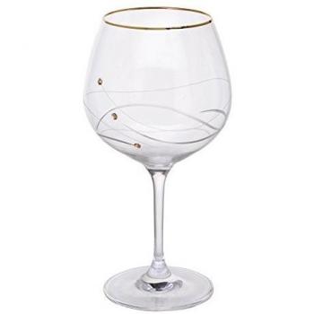 Dartington Crystal ST334013 Glitz Gold Copa Single Glass