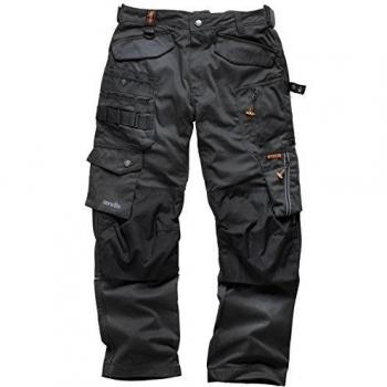 Scruffs Hombres De 3D Pro Pantalones, Hombre, Pantalones, 3D Pro, Gris, Size 30R