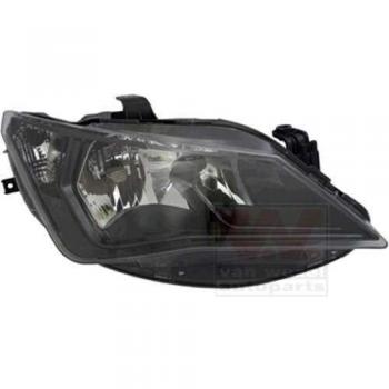Faro Delantero Derecho H7/H7 Gris Humo para Seat Ibiza 4 - VAN WEZEL 4924966