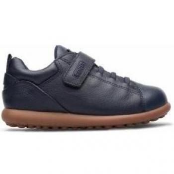 Camper Pelotas Ariel Kids Zapatillas de Piel Azul Marino con Puntera Reforzada para Niño K800316-004