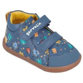 Botines de Piel para Niño Garvalín - Respetuosos, Estampado Petrol, Velcro, Casual, Moda Infantil