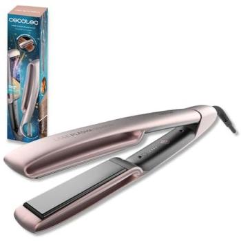 Plancha de Pelo Cecotec Lisse Plasma Sensor Black - Inteligente, Placas Flotantes, Temperatura 160-220ºC, Revestimiento NanoSilk, Autoapagado