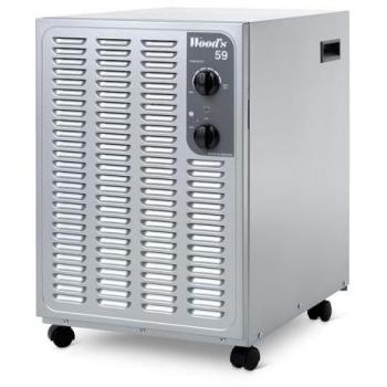 Deshumidificador eléctrico profesional Woods SW59FM gris