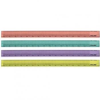 Exp 60 reglas triangulares colores 15cm
