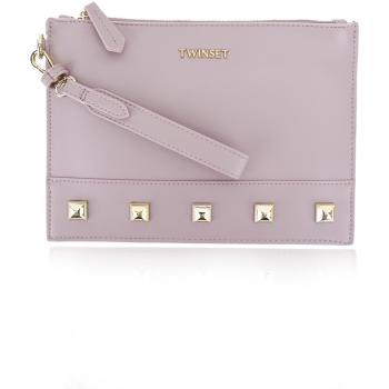 Twinset PU Leather Shoulder Bag - Pink, ONE SIZE