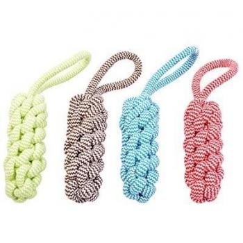 Duvo+ Dogtoy Scooby - Cuerda con Hebilla para Perro, Color Mezclado, 30,5 cm