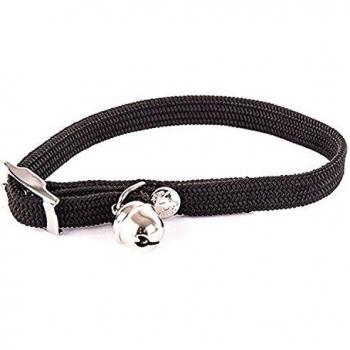 Collar para gato elástico de nylon negro 30x1 cm - Martin Sellier