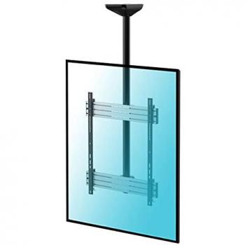 Soporte de Techo Kimex para TV 65-75 en Modo Vertical, Altura 150cm, VESA 800x600, Máx. 50Kg