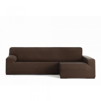 Funda para chaise longue de brazo largo derecho Eysa BRONX Marrón 170 x 110 x 310 cm