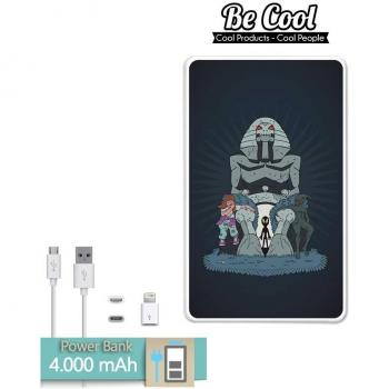 Becool® - Batería Externa Power Bank 4000 mah + Gratis 1 cable USB-MicroUsb