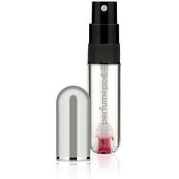 Rechargeable Silver 5ml Perfume Pod Atomizer