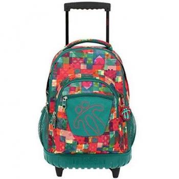 TOTTO Mochilas Escolares con Ruedas, Mochilas Grandes Infantiles Estampados - Mochilas
