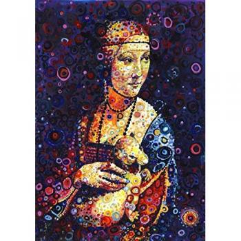 Puzzle Grafika 1500 Piezas - Dama con Armiño de Leonardo da Vinci por Sally Rich