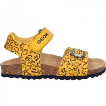 Sandalias de Niño Geox Modelo B Sandal Chalki Boy, color amarillo-marino, referencia B922QA 00454